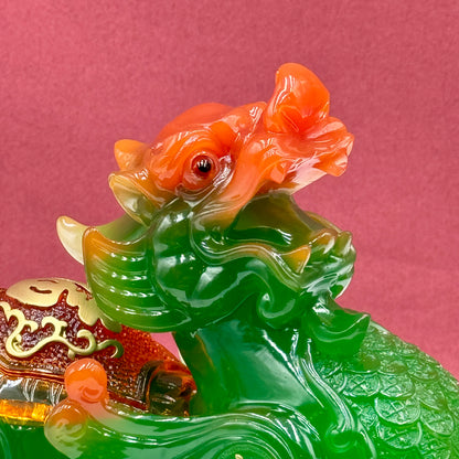 Imperial Guardians of Fortune Pi Yao Pair 30cm Default Title - Feng Shui Charms - Royal Dragon Decor Philippines