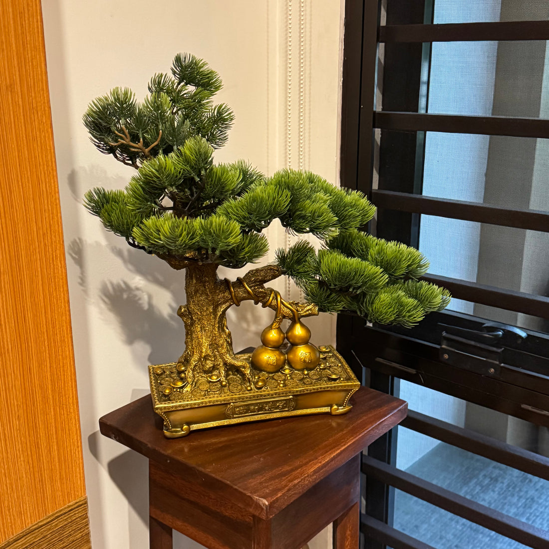 True Fortune Money Tree with Wu Lous 36cm Default Title - Feng Shui Charms - Royal Dragon Decor Philippines