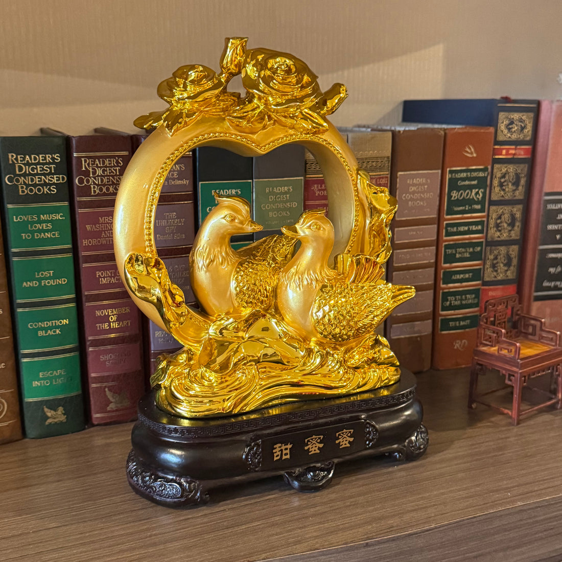 Prosper in Marriage Mandarin Ducks 25cm Default Title - Feng Shui Charms - Royal Dragon Decor Philippines