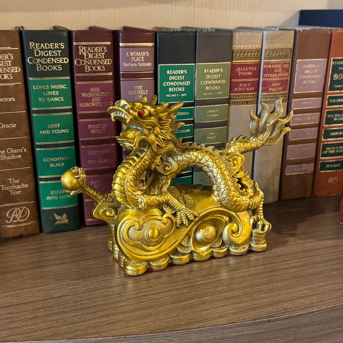Unshakable Power Brass Dragon 21cm Default Title - Feng Shui Charms - Royal Dragon Decor Philippines