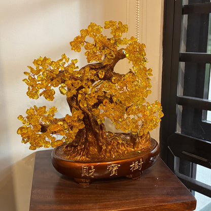 natural citrine money tree Citrine Powered Money Tree of Wealth Attraction 35cm