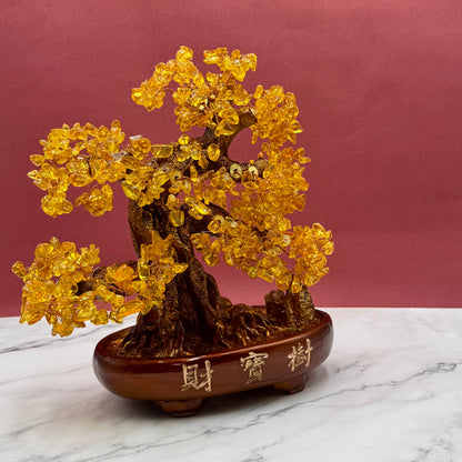 citrine money tree benefits Citrine Powered Money Tree of Wealth Attraction 35cm