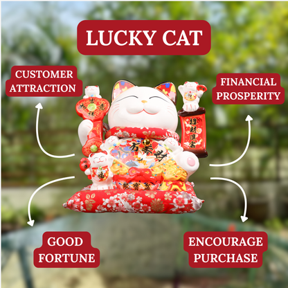 Grand Fortune Lucky Cat of Wealth 33cm