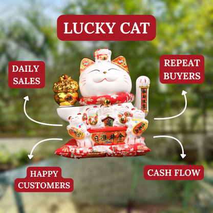 Invite The Fortune Lucky Cat 25cm
