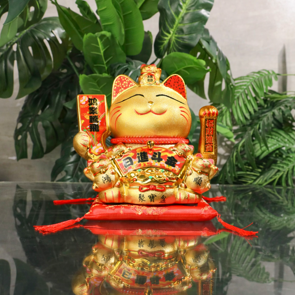 Great &amp; Golden Lucky Cat for Business Success 30cm