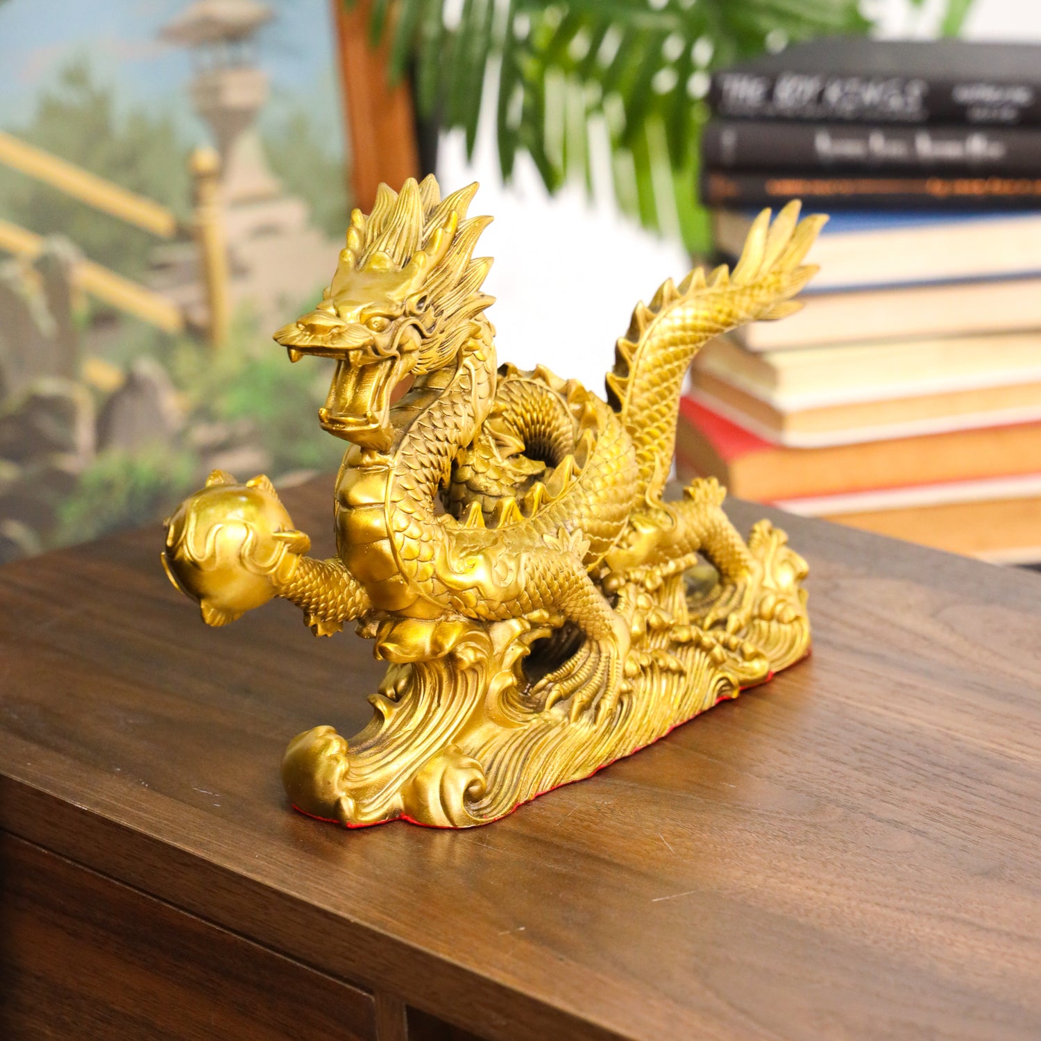 Ferocious Dragon of Triumph and Victory Brass 34cm