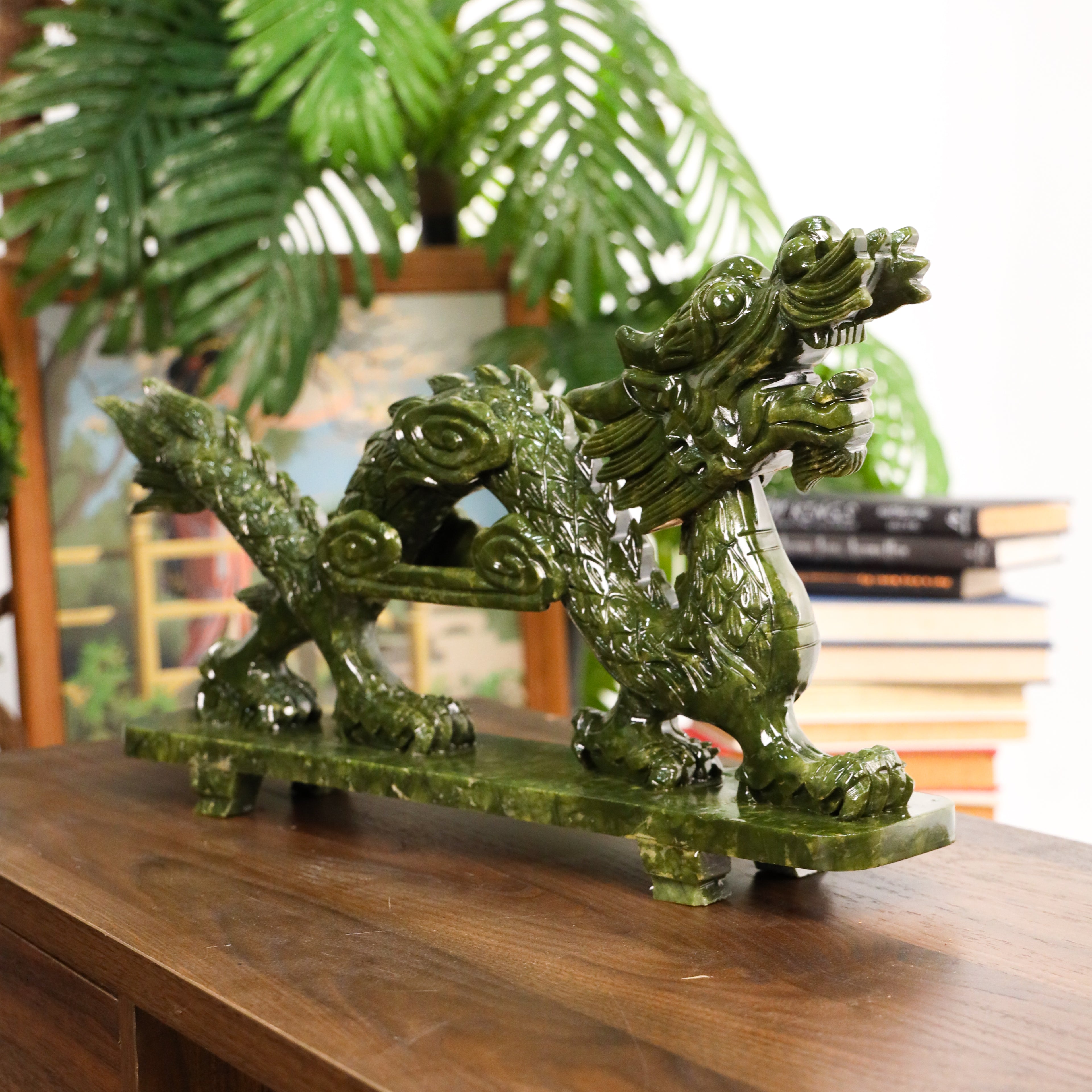 Great Jade Dragon of Boundless Energy 50cm