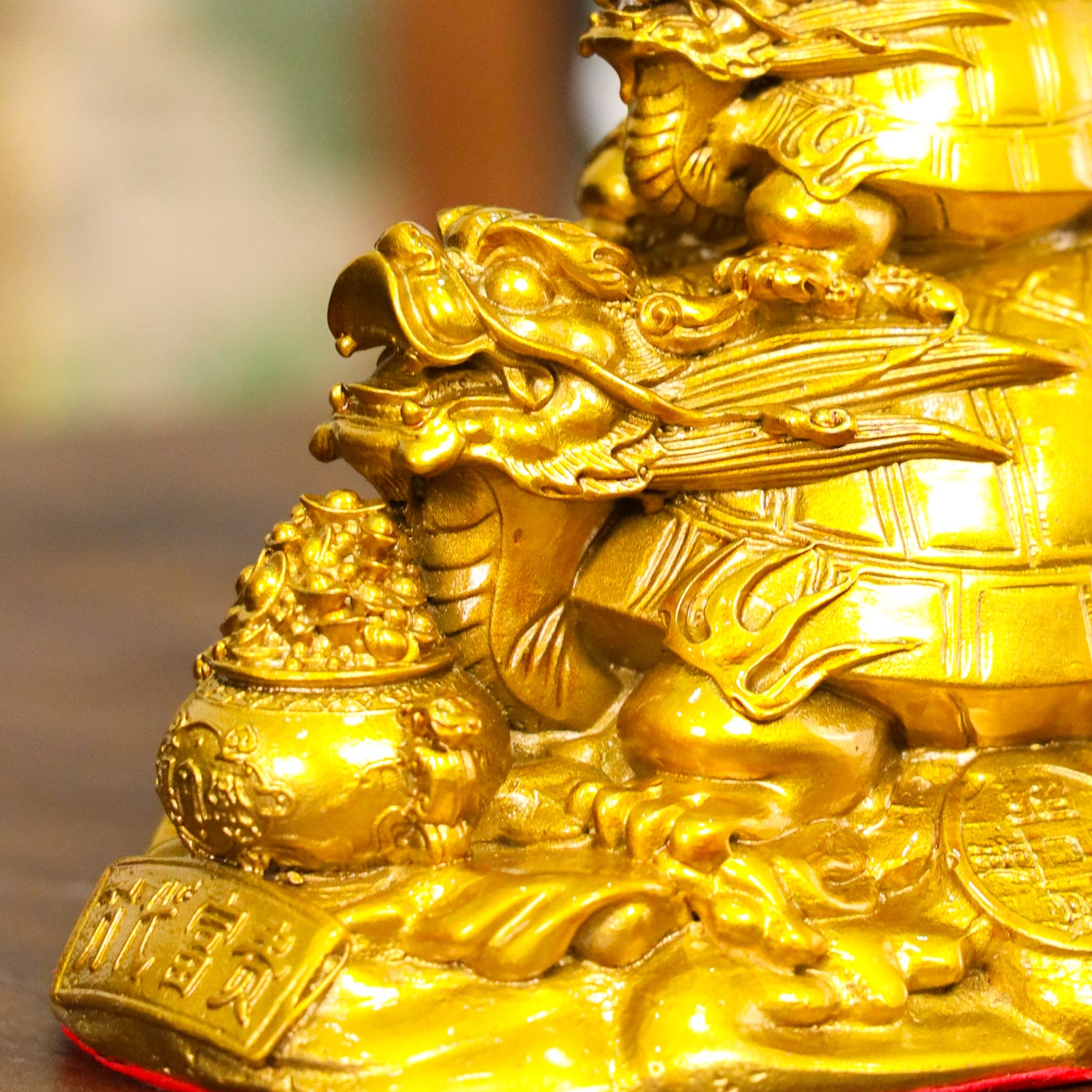 Three Generations of Success Dragon Turtle 15cm