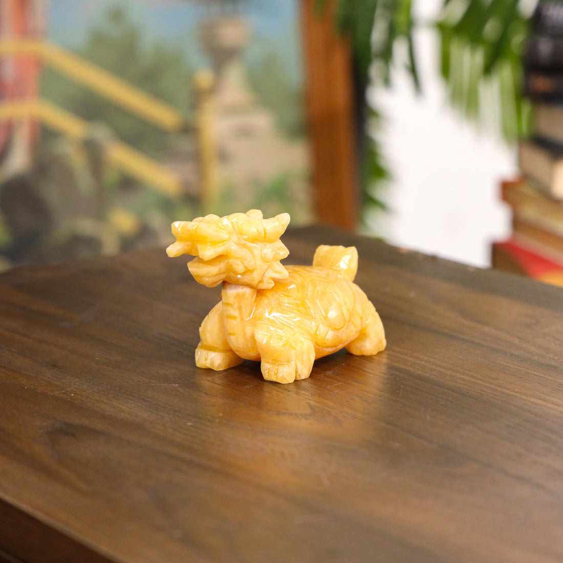 Little Topaz Guardian of Success Dragon Turtle 11cm