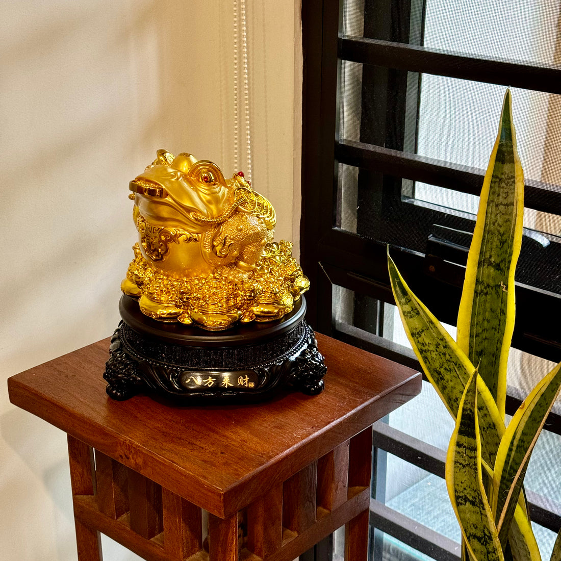 Rotating Money Frog on Gold Coins 25cm Default Title - Feng Shui Charms - Royal Dragon Decor Philippines