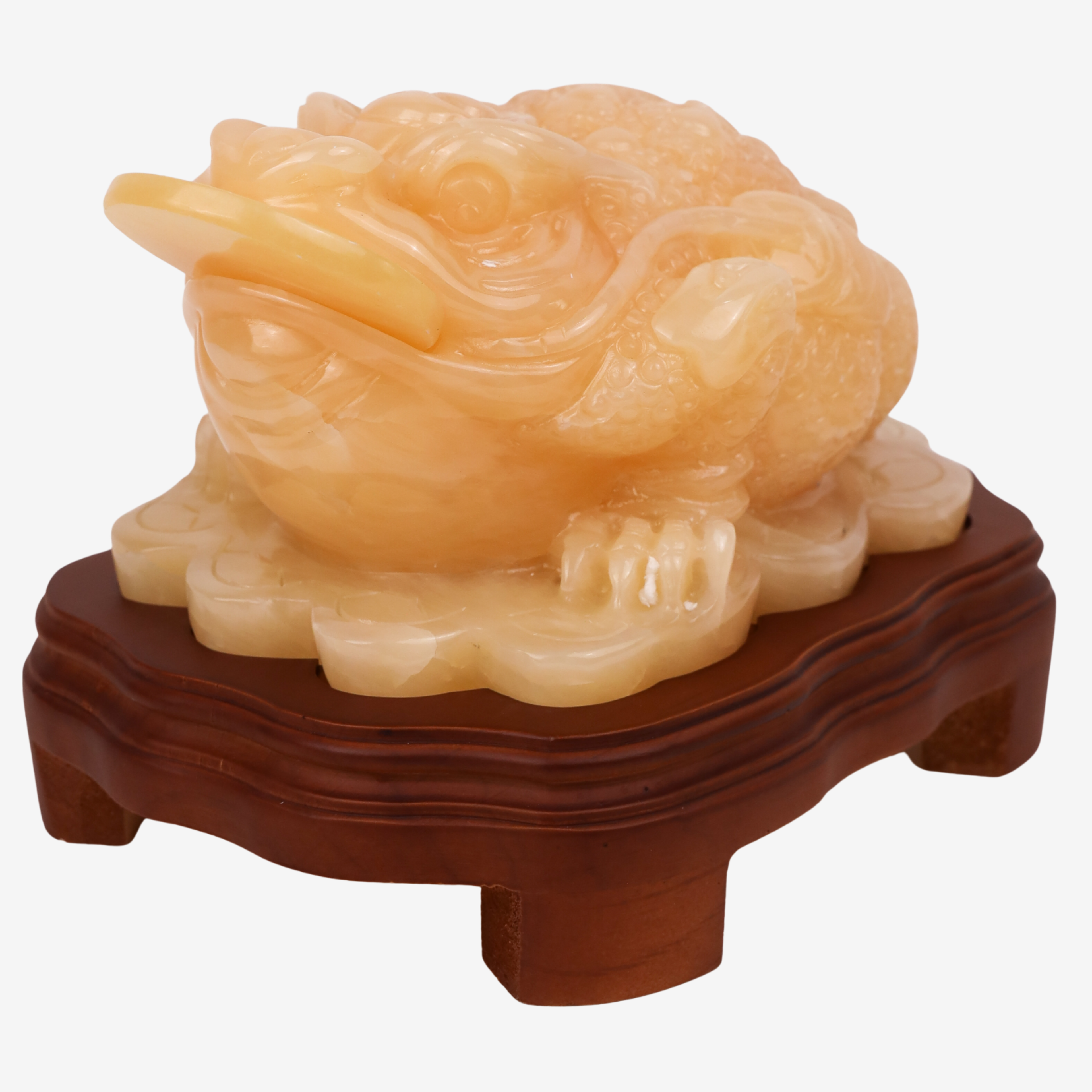 "Multiply All Profits" - Jade Money Frog 27cm