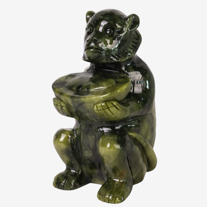 Jade Zodiac Monkey for Clever Ideas 14cm