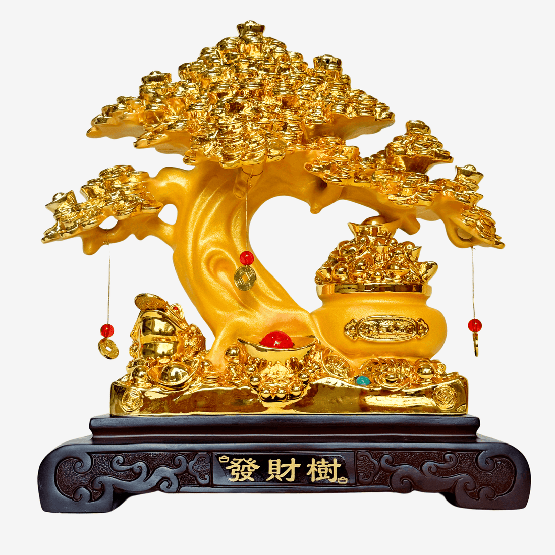 Large Lucky Money Tree of Gold Abundance 34cm Default Title - Feng Shui Charms - Royal Dragon Decor Philippines
