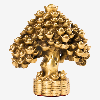 Strong as Metal Brass Money Tree 18cm