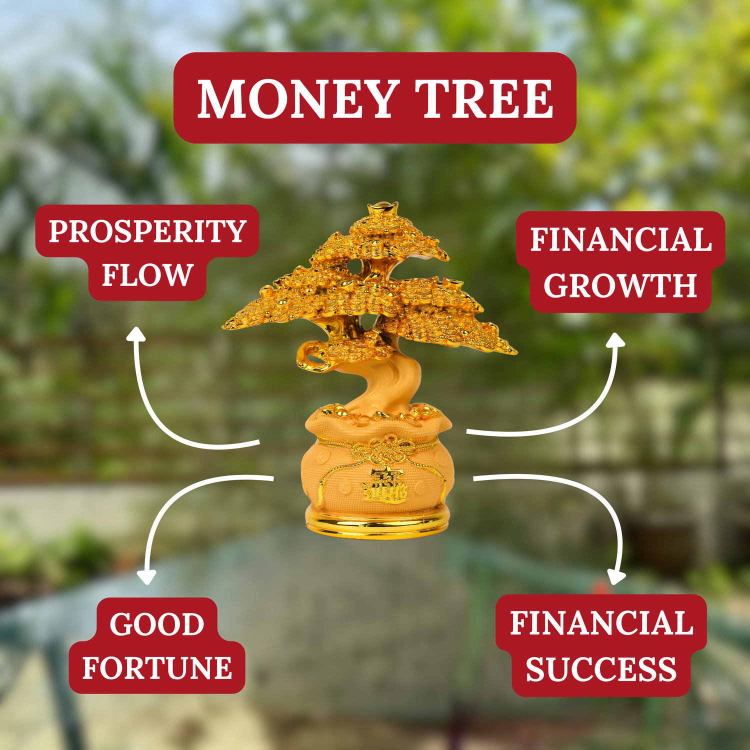 Little Golden Money Tree for Daily Gains 16cm