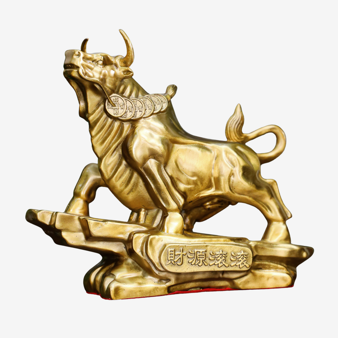 Brass Ox of Triumph &amp; Success 21cm