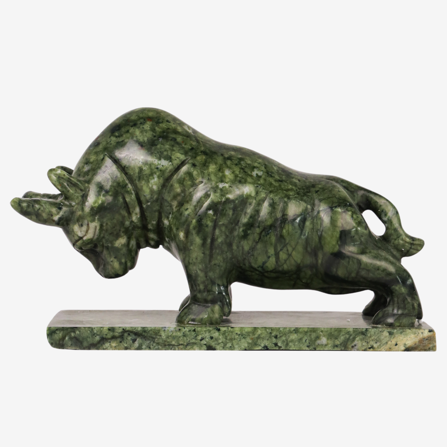 Mighty Jade Ox for Reliable Luck 30cm