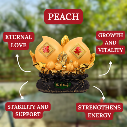 Super Peaches of Health and Abundance 42cm