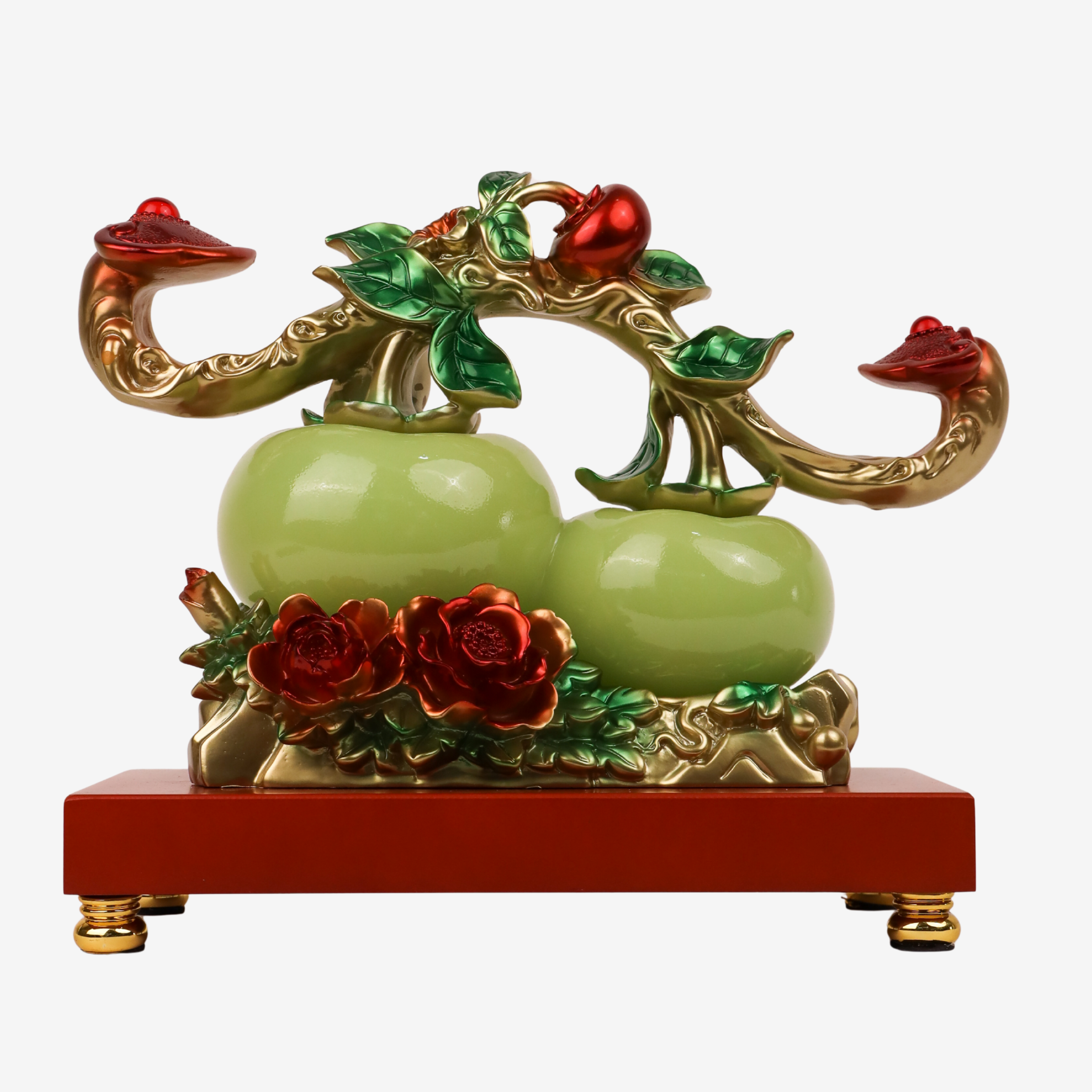 Fruits of Wealth and Happiness Persimmons 32cm