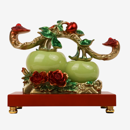 Fruits of Wealth and Happiness Persimmons 32cm