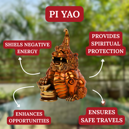 Ancient Wealth Eating Beast - Pi Yao 15cm