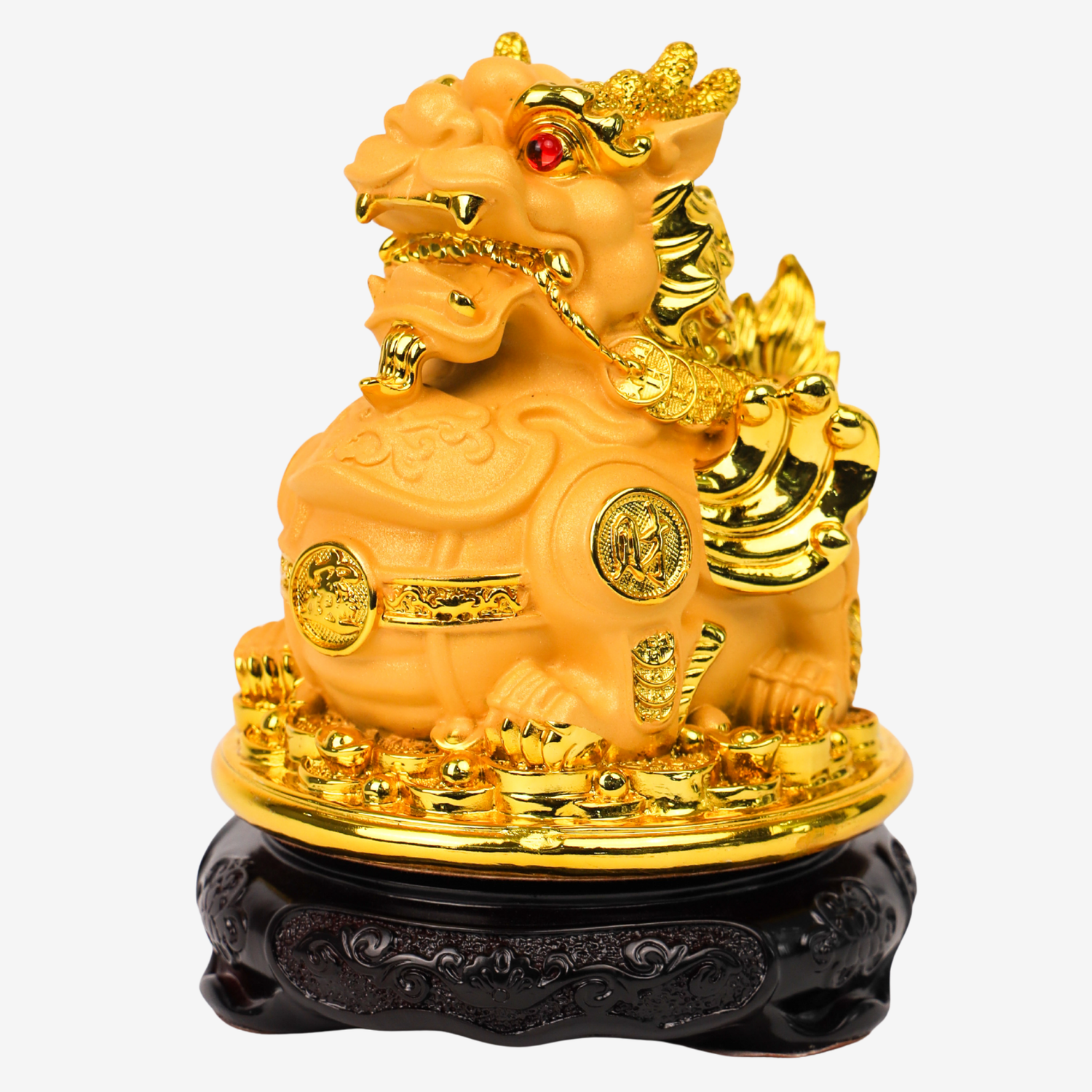 Lucky Golden Pi Yao of Daily Protection 17cm