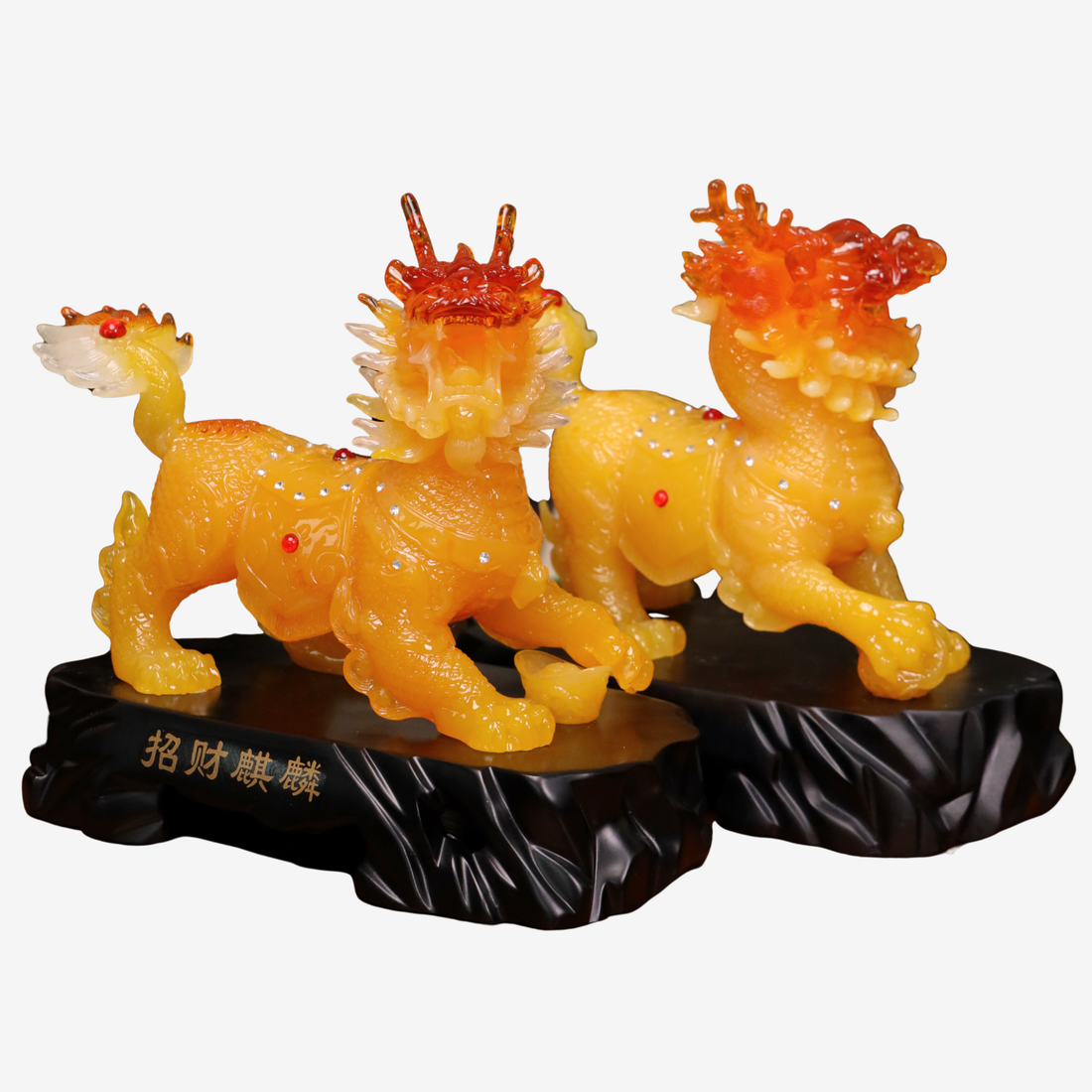 Royal Yellow Guardians of Peace Qilin 31cm