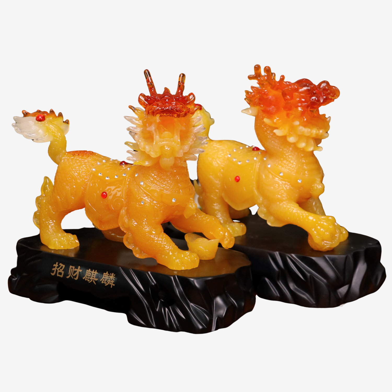 Royal Yellow Guardians of Peace Qilin 31cm
