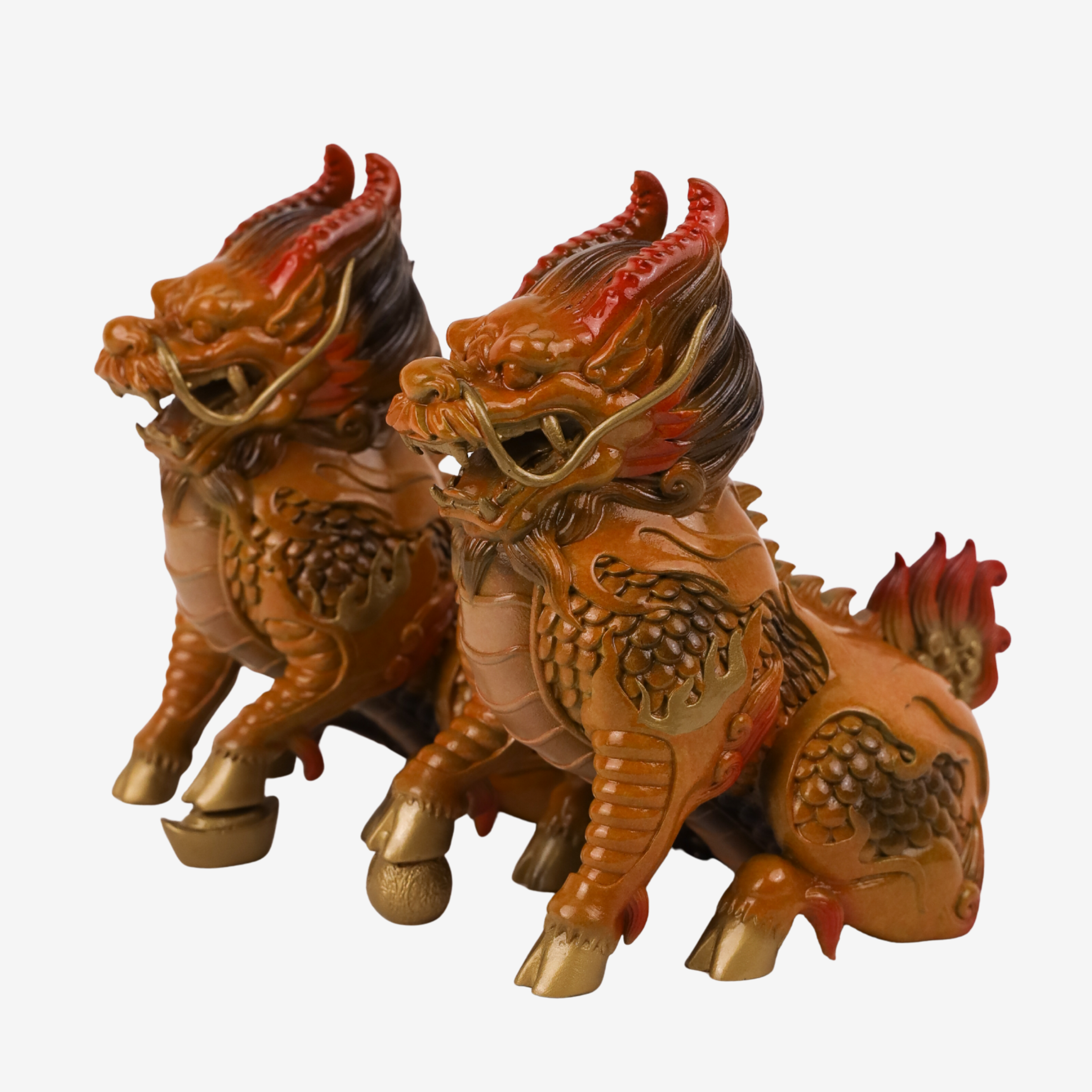 The Guardians of Virtue - Noble Qilin Pair 20cm