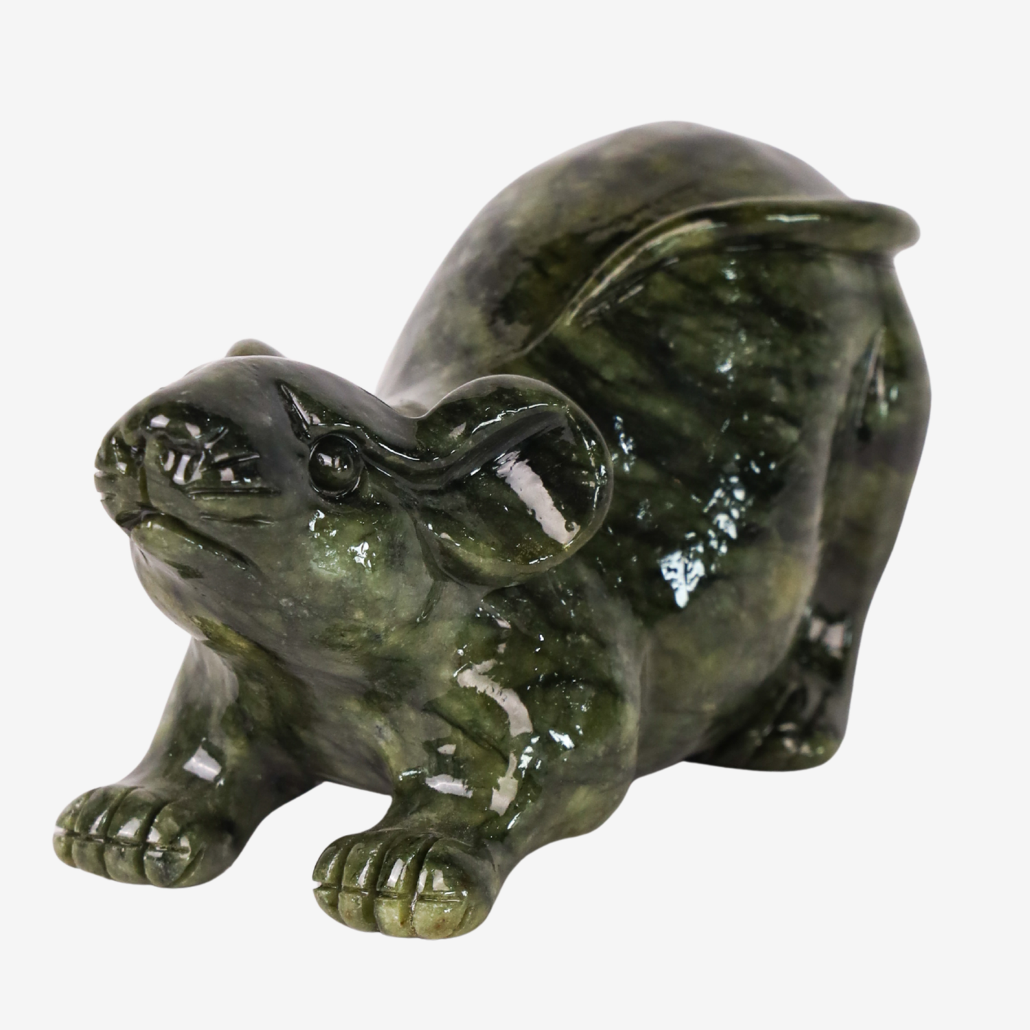 Jade Zodiac Rat for Hidden Advantage 16cm
