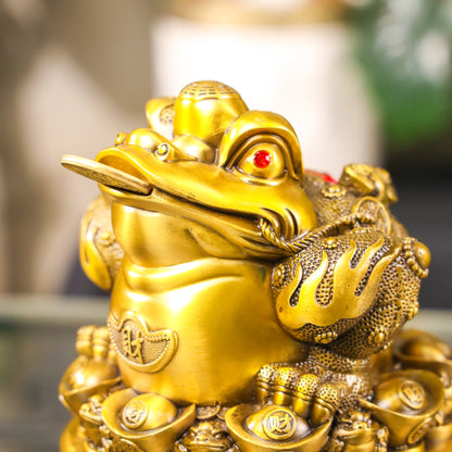 Grand Brass Money Frog of Endless Blessings 24cm