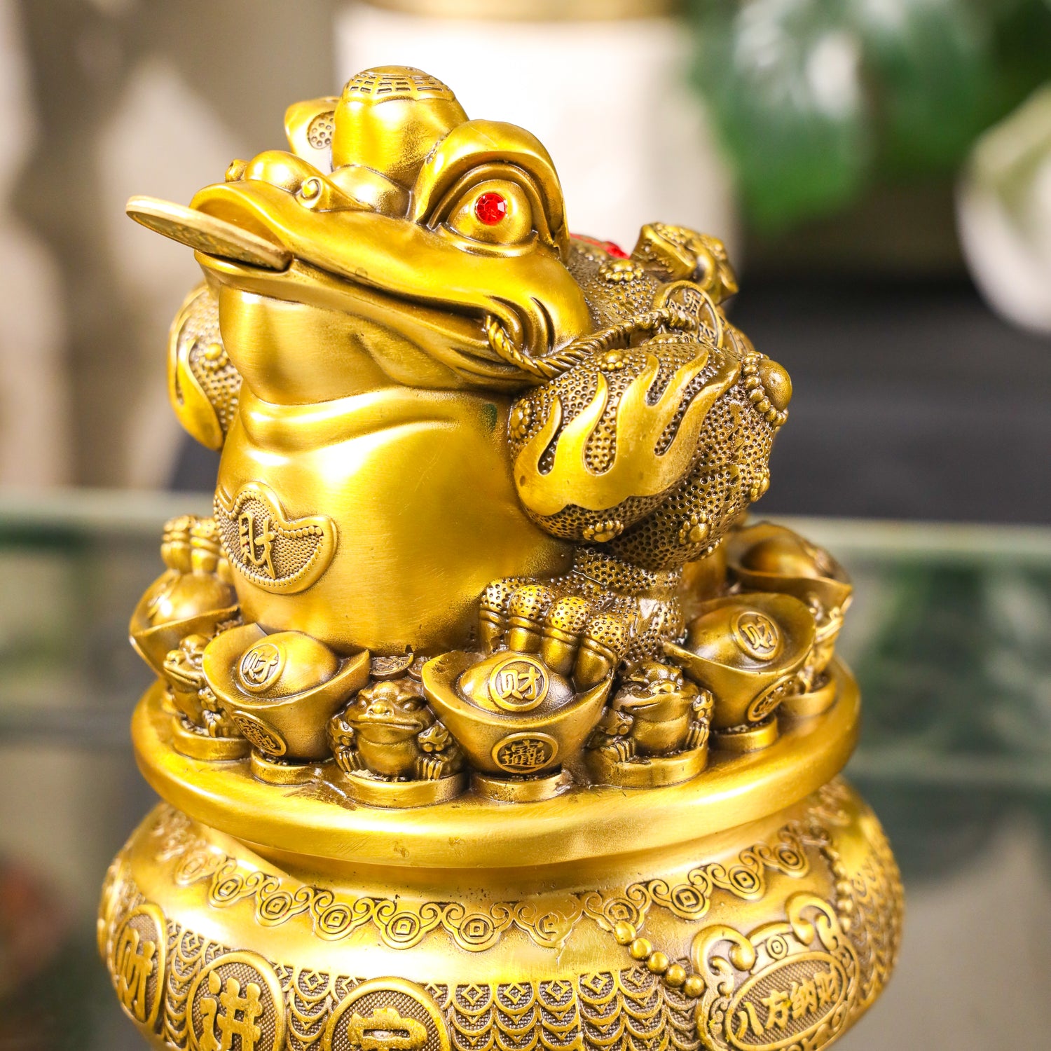 Grand Brass Money Frog of Endless Blessings 24cm