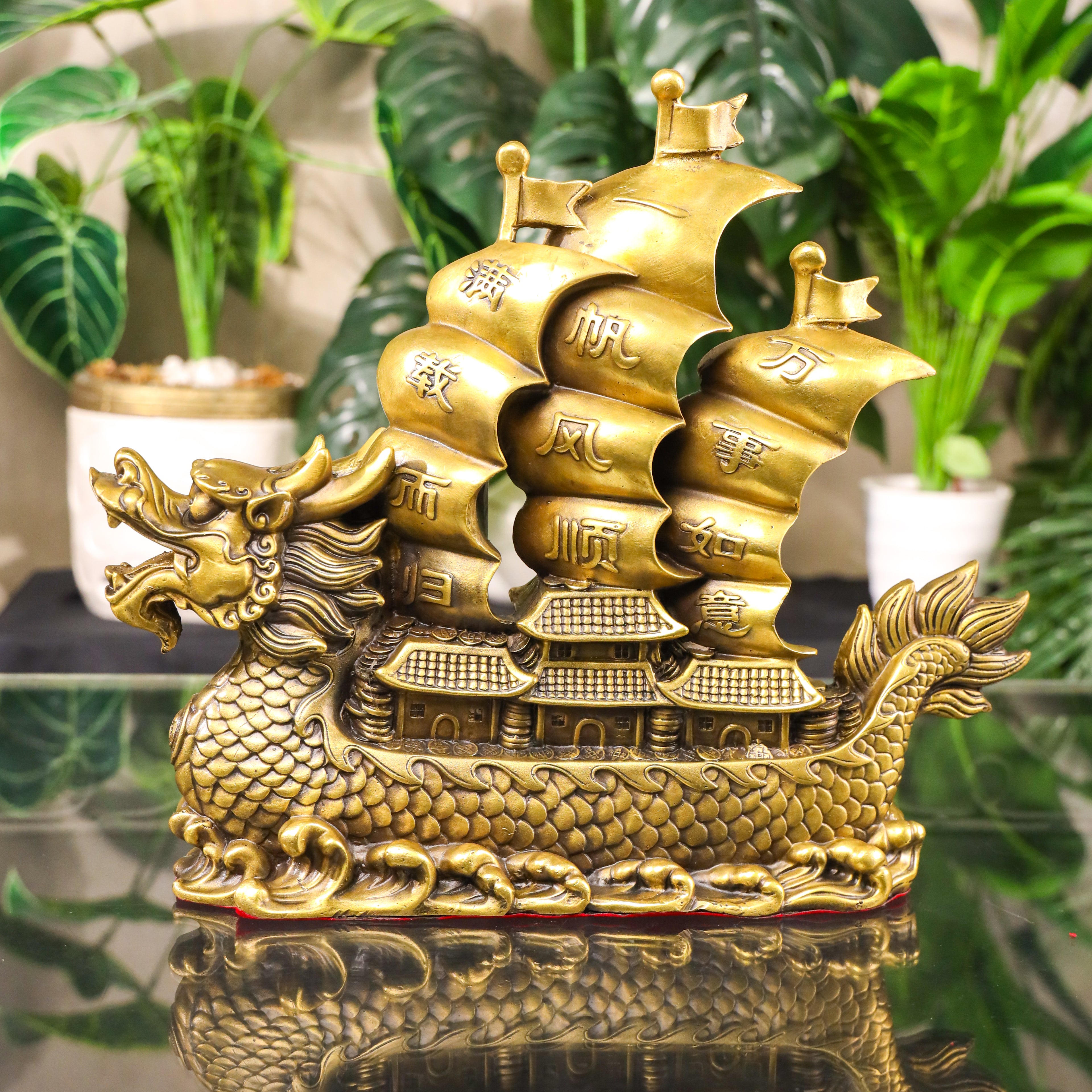 Imperial Dragon Ship for Business Expansion 29cm