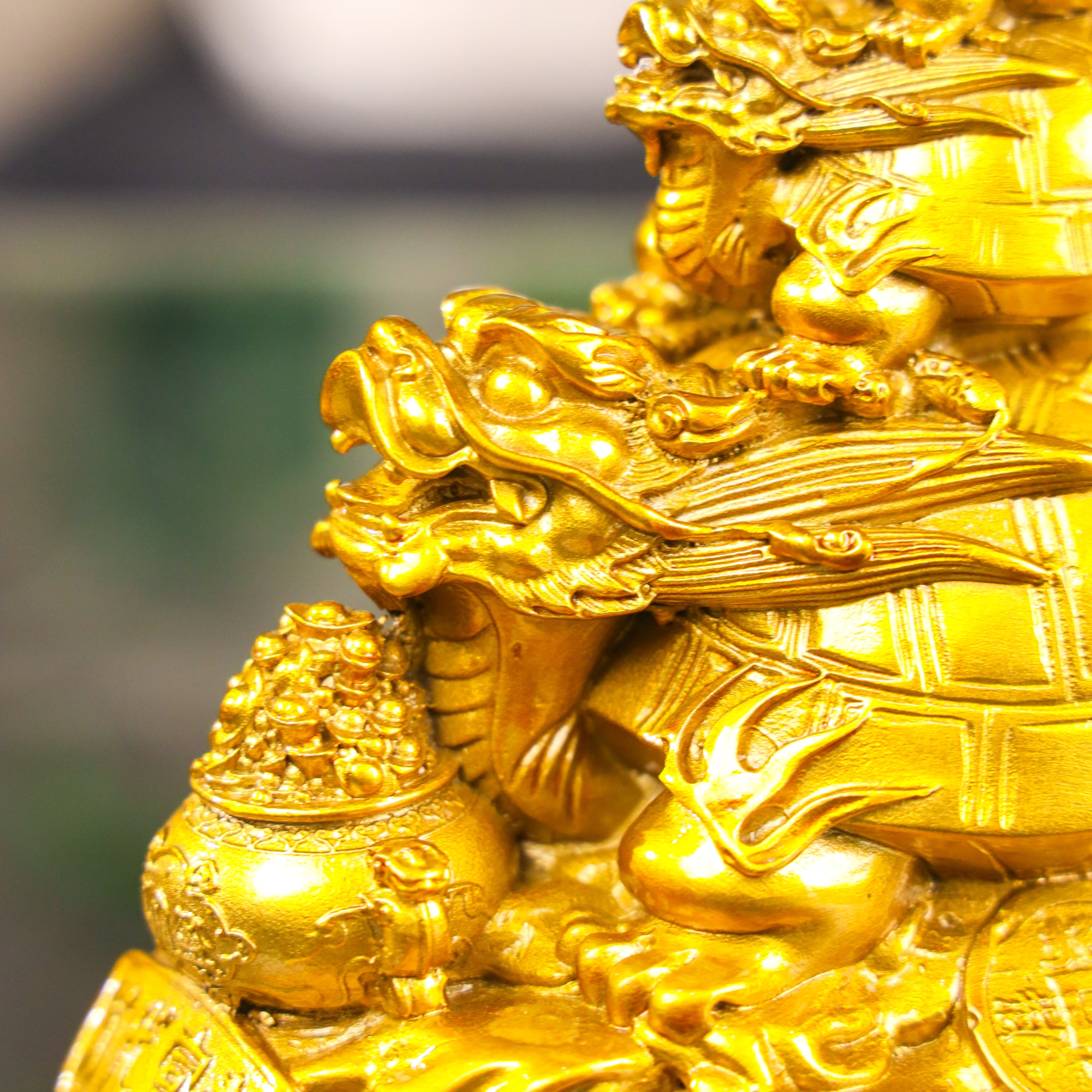 Three Generations of Success Dragon Turtle 15cm