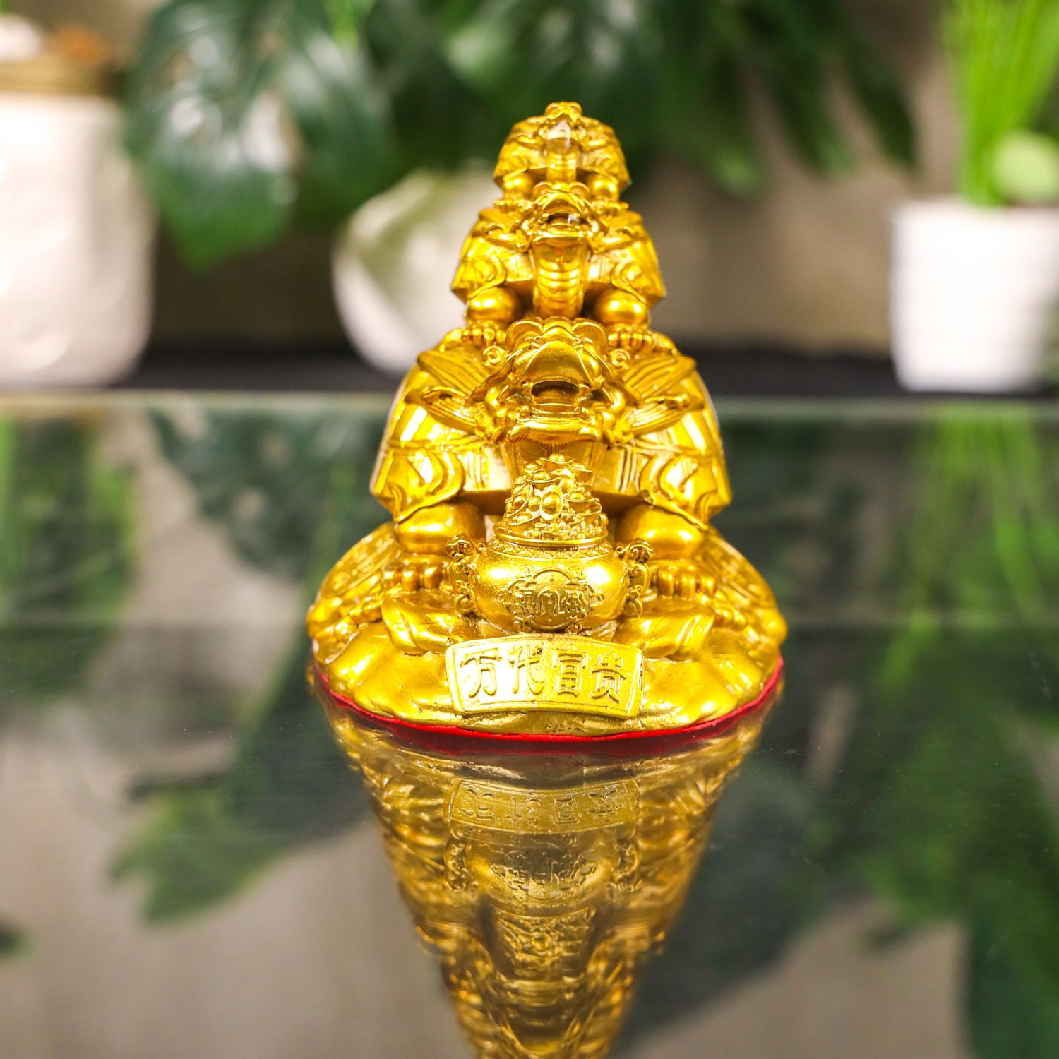 Three Generations of Success Dragon Turtle 15cm