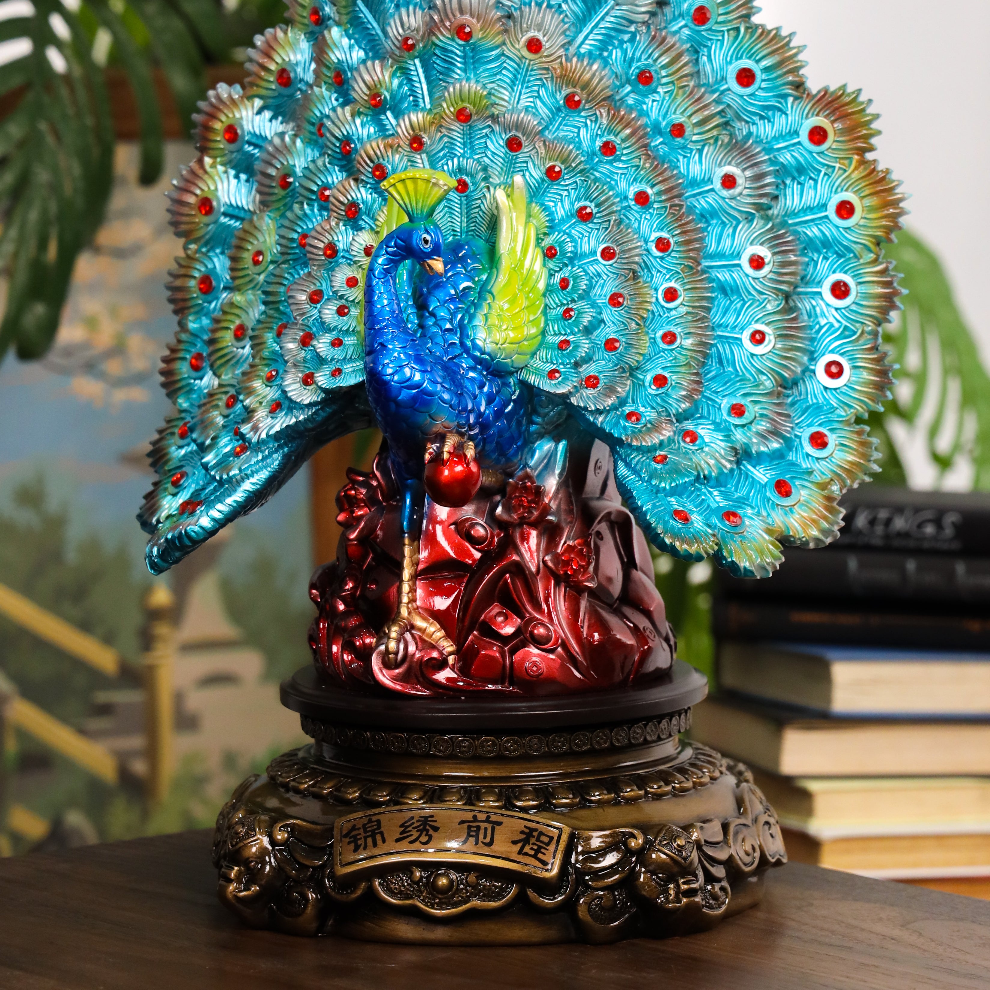 Royal Peacock of Power &amp; Protection 46cm
