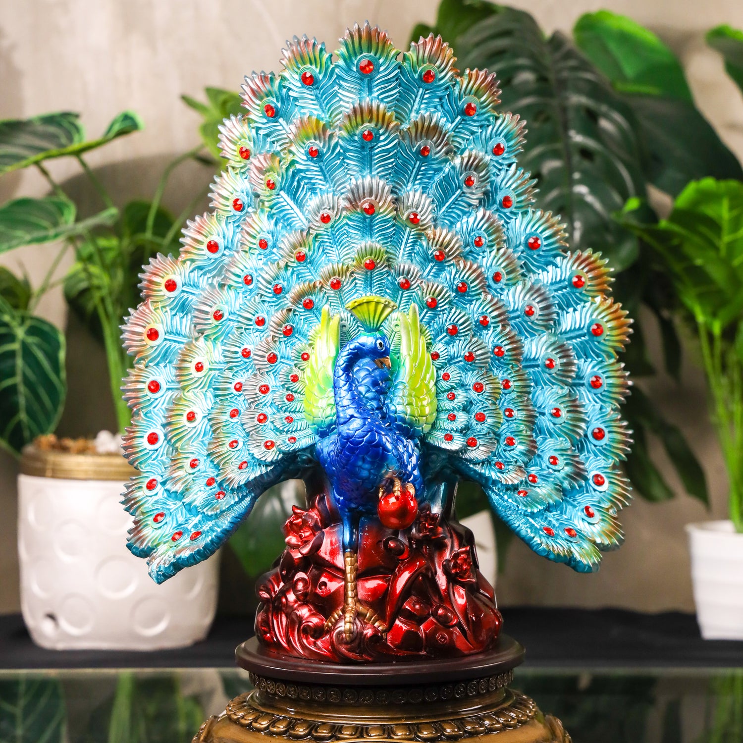 Royal Peacock of Power &amp; Protection 46cm