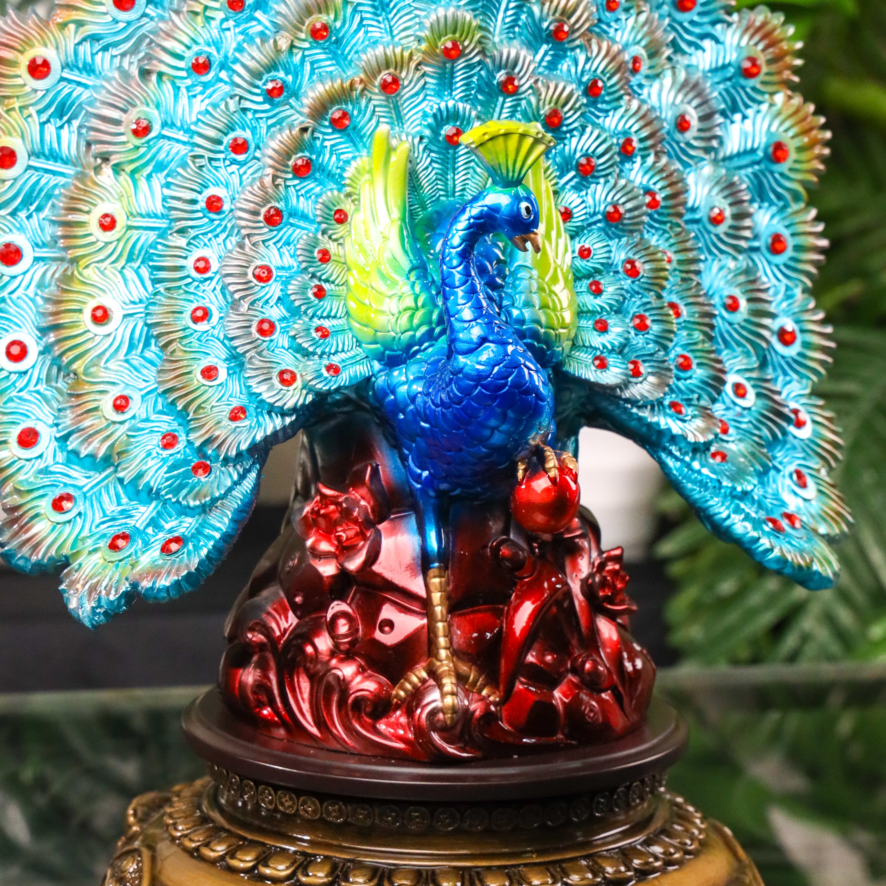 Royal Peacock of Power &amp; Protection 46cm