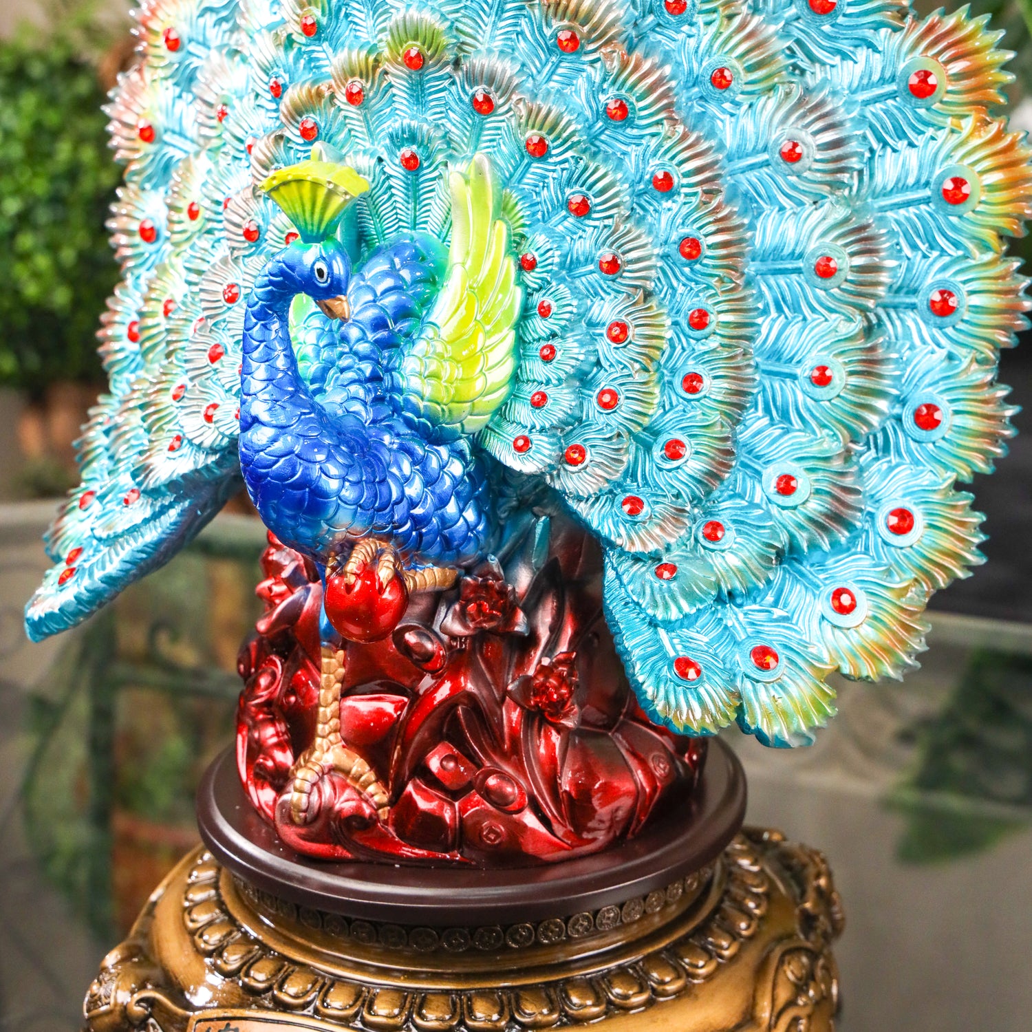 Royal Peacock of Power &amp; Protection 46cm