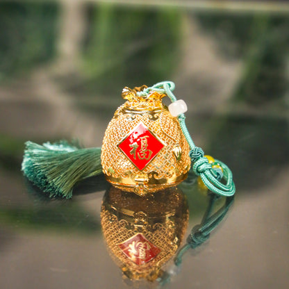 Golden Reserve of Daily Abundance Brass 5cm