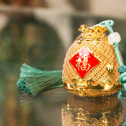 Golden Reserve of Daily Abundance Brass 5cm