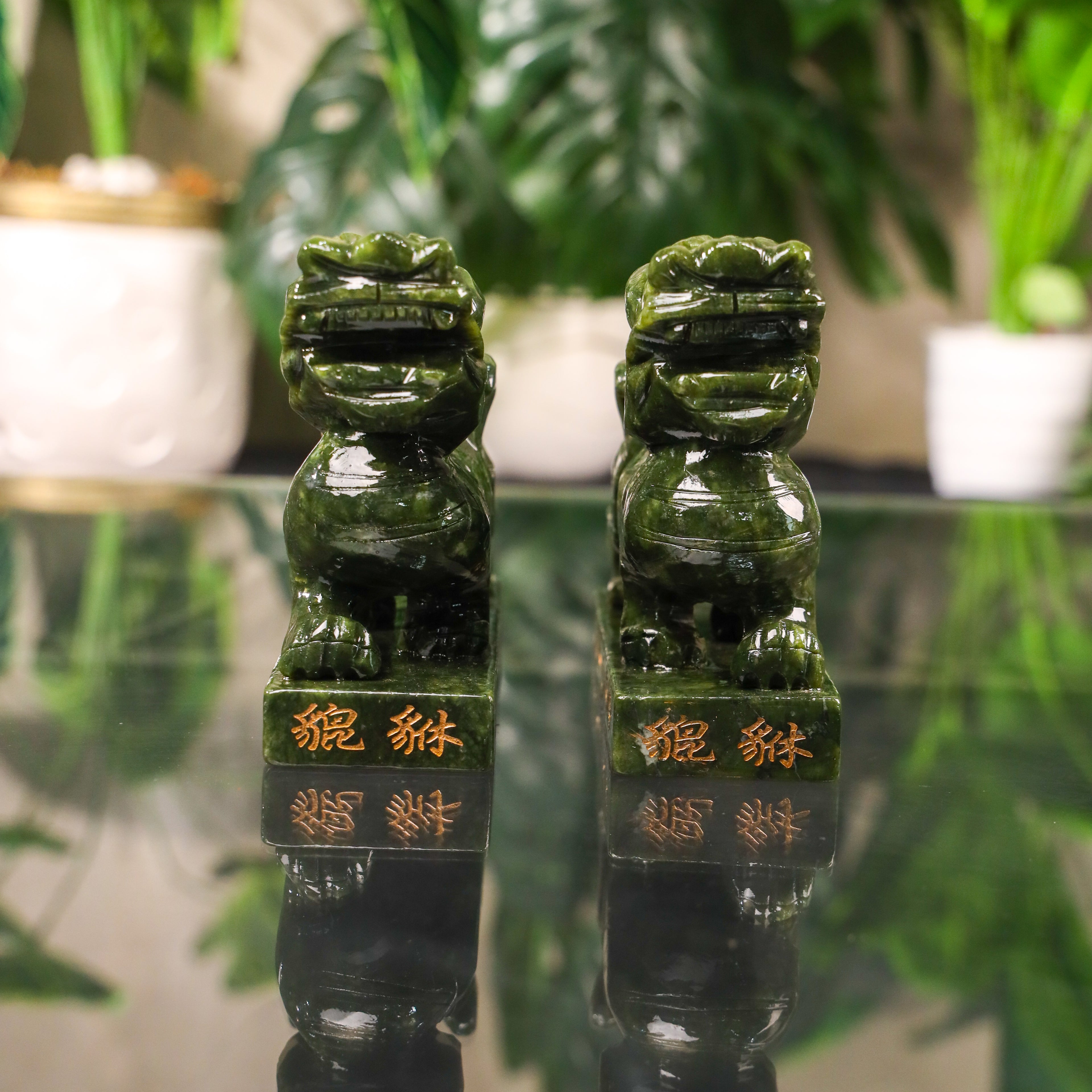 Loyal Protectors of Prosperity Pi Yao Pair 18cm