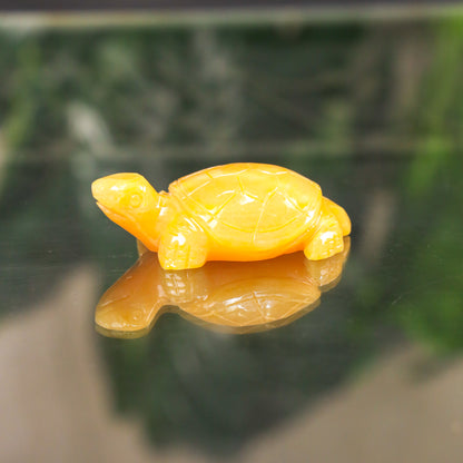 Mini Topaz Turtle of Stable Strength 12cm