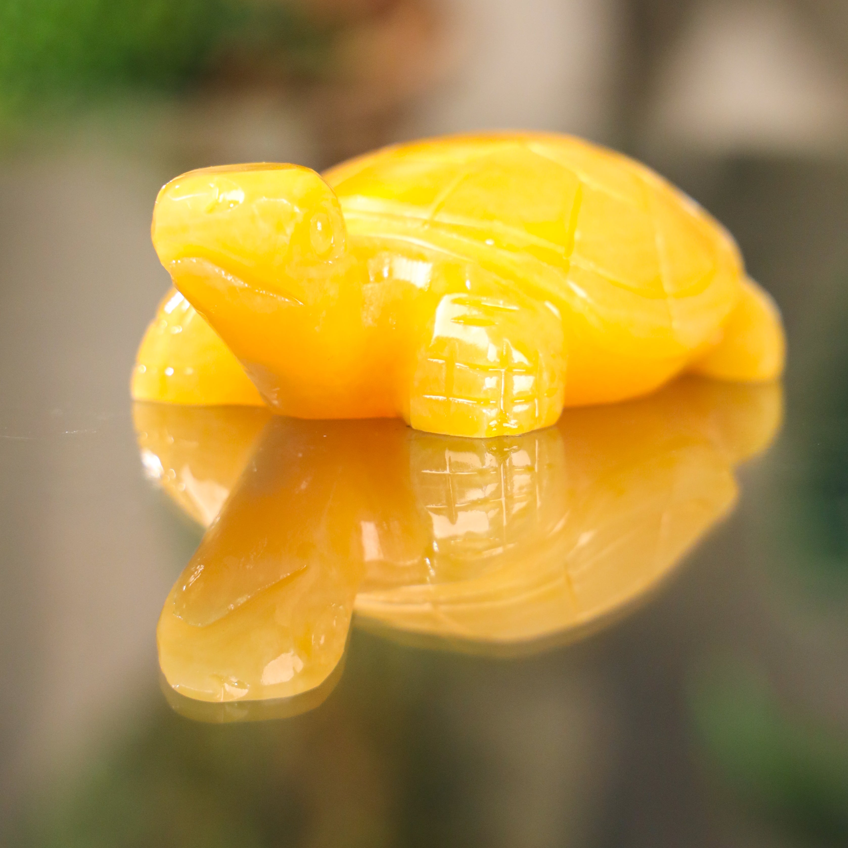 Mini Topaz Turtle of Stable Strength 12cm