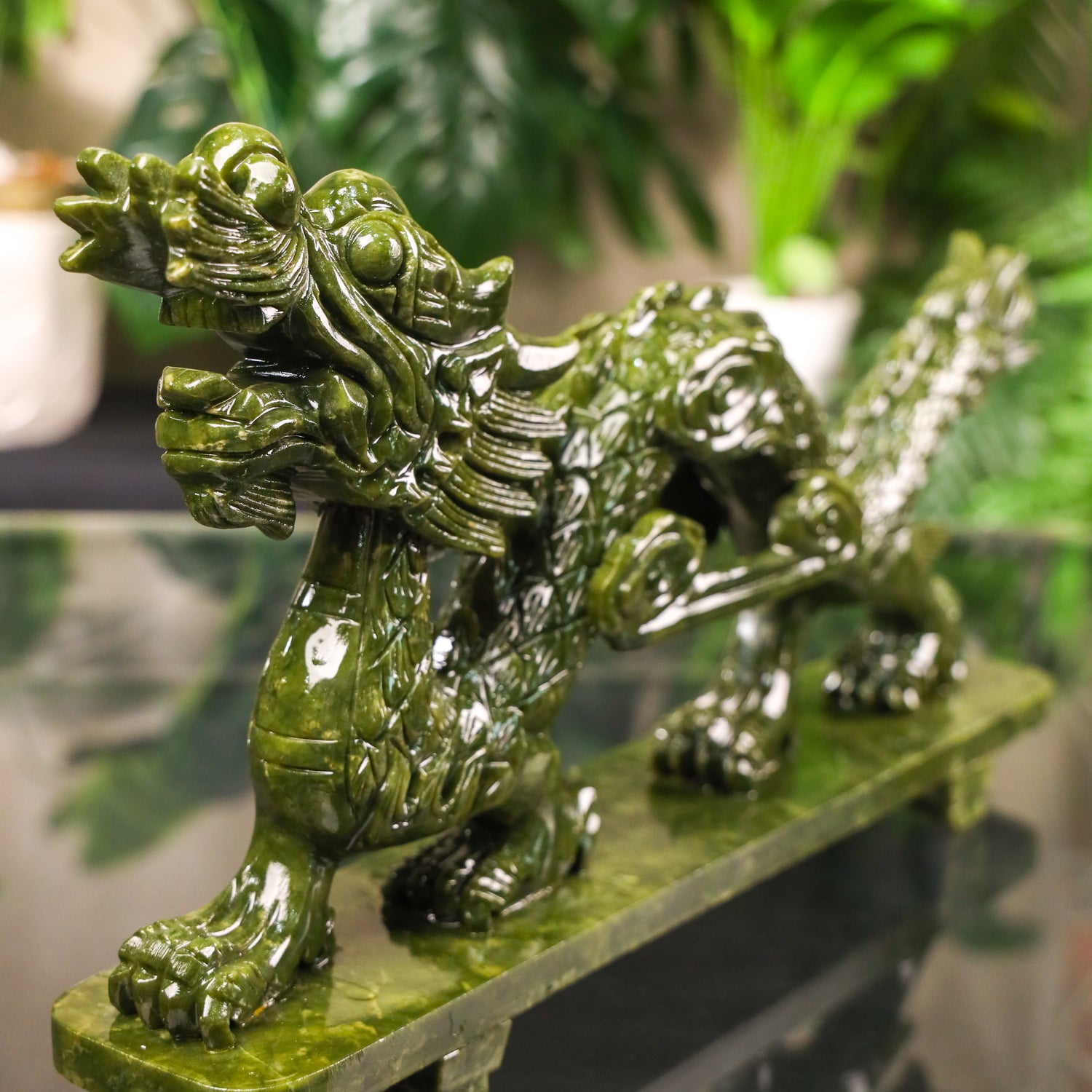 Great Jade Dragon of Boundless Energy 50cm