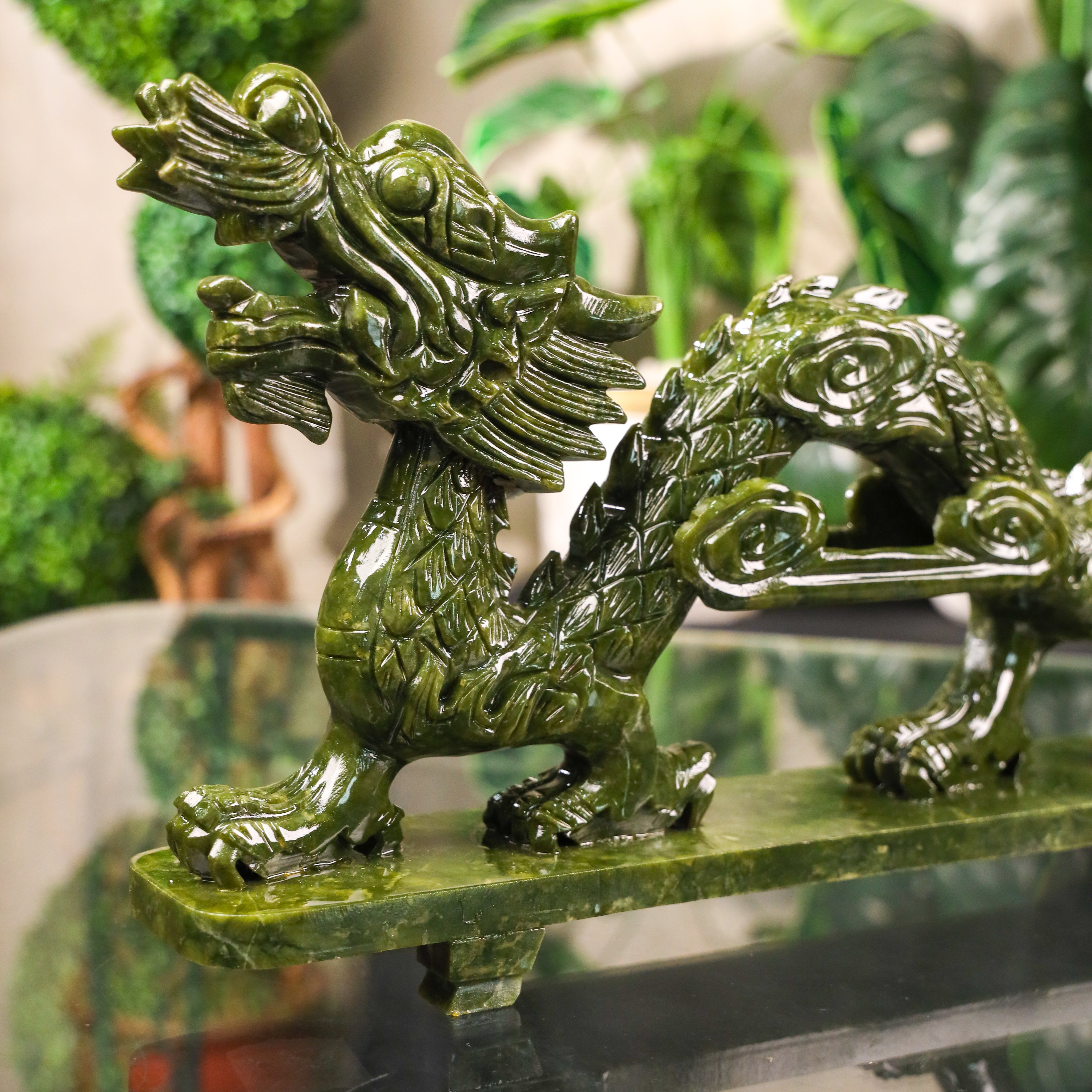 Great Jade Dragon of Boundless Energy 50cm