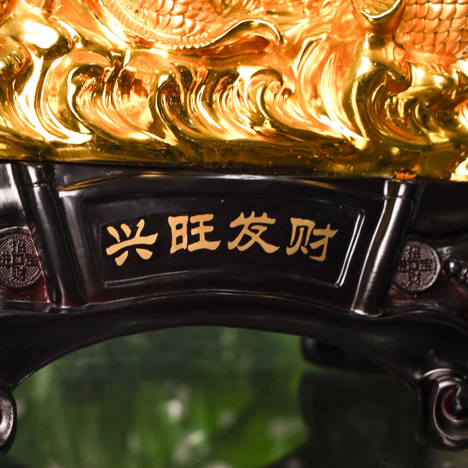 Eight Treasures Dragon with Arowanas 47cm