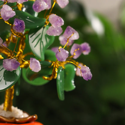 Amethyst Chunks Gem Tree in Vase 30cm