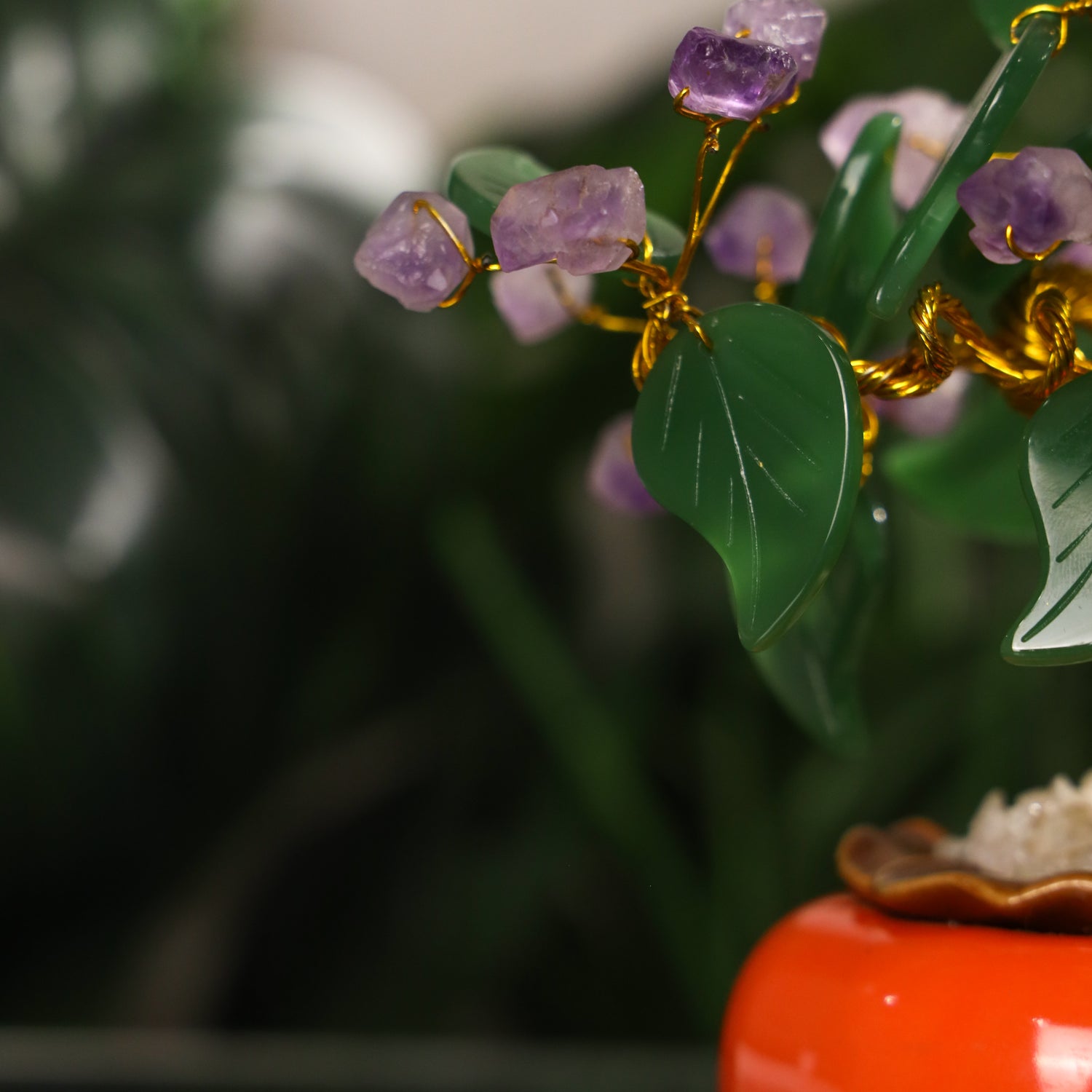 Amethyst Chunks Gem Tree in Vase 30cm