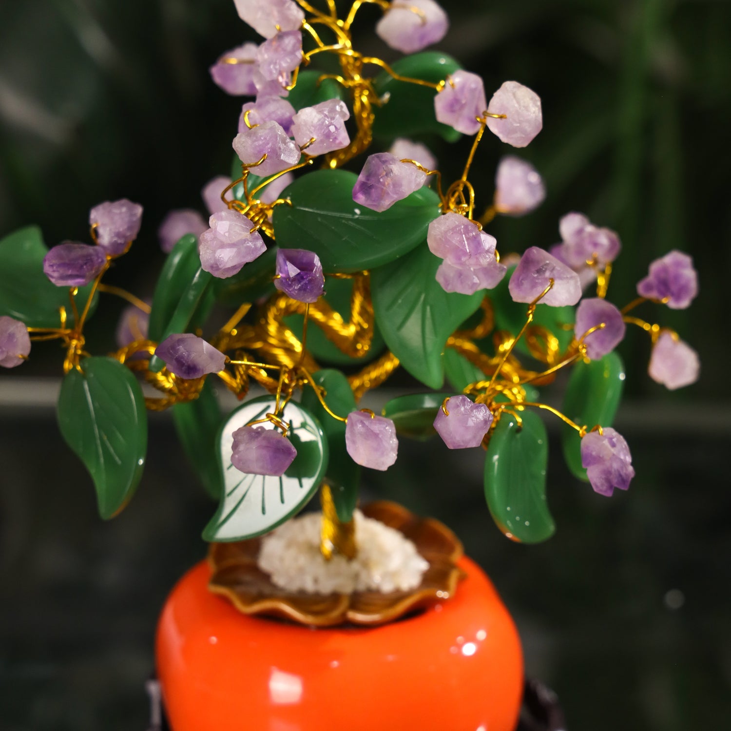 Amethyst Chunks Gem Tree in Vase 30cm